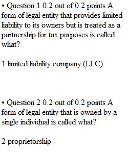 Quiz 1 Chapter 12